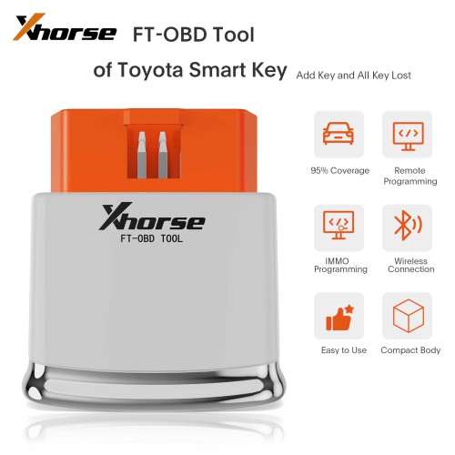 Xhorse MINI OBD Tool FT-OBD for Toyota Smart Key Add+Lost key